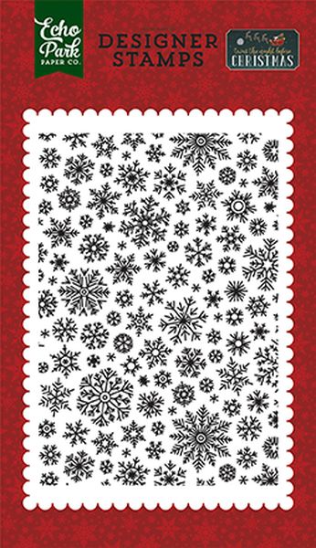 Twas' the Night Before Christmas: Shimmering Snowflakes Stamps