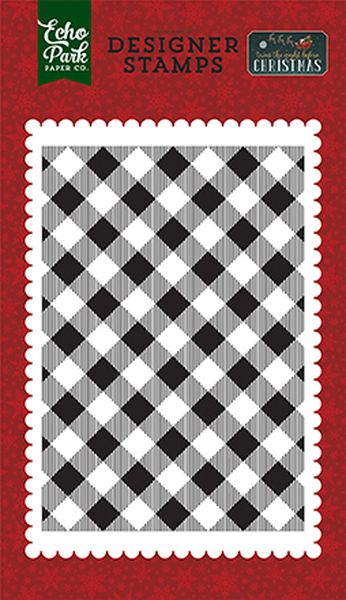 Twas' the Night Before Christmas: Holiday Buffalo Plaid Stamps