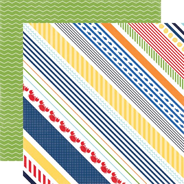 Under the Sea: Crabby Stripe DS Paper