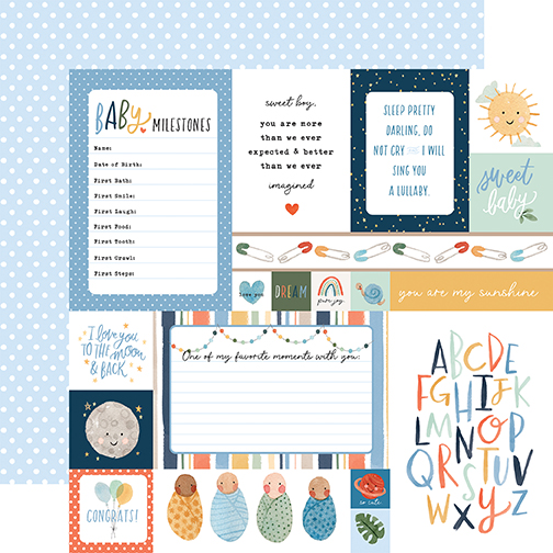 Welcome Baby Boy: Multi Journaling Cards