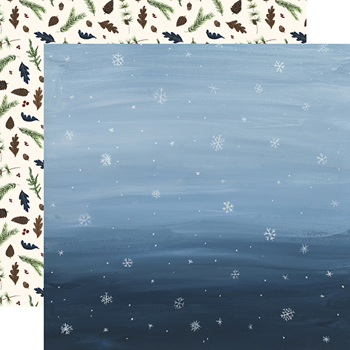 Warm & Cozy: Snowy Sky DS Paper