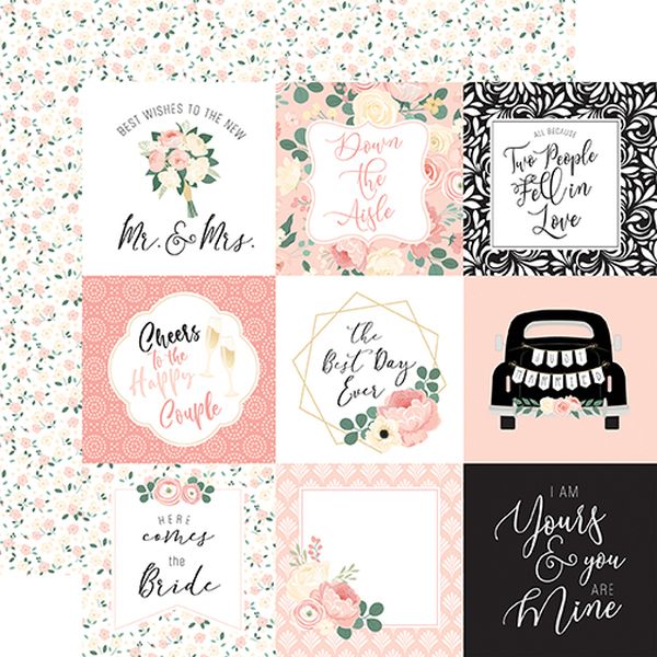 Wedding: 4X4 Journaling Cards DS Paper
