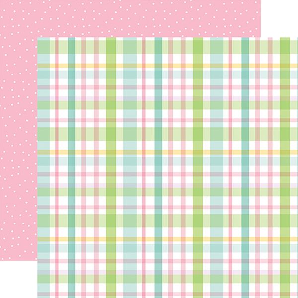 Welcome Easter: Pastel Plaid DS Paper