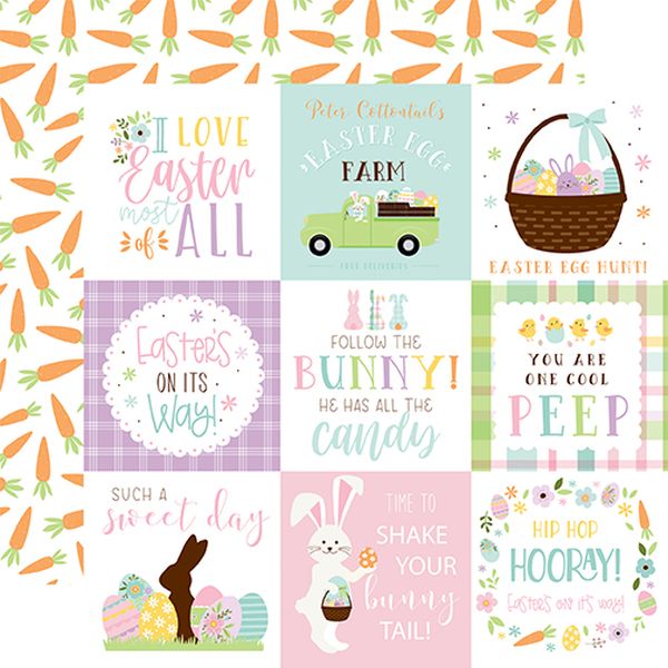 Welcome Easter: 4X4 Journaling Cards