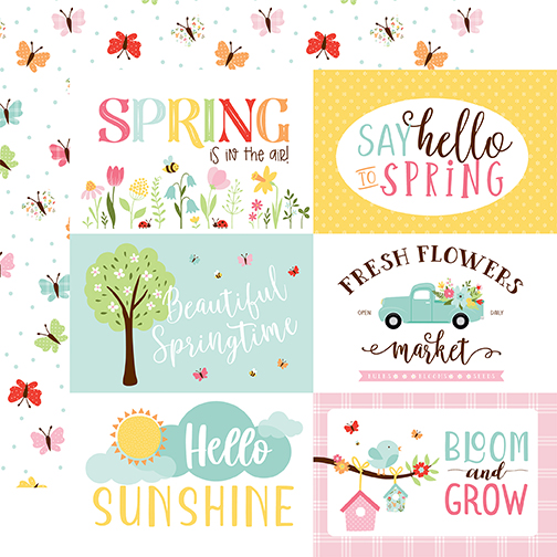 Welcome Spring: 6X4 Jouranling Cards