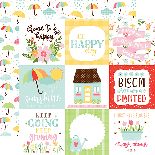 Welcome Spring: 4X4 Journaling Cards
