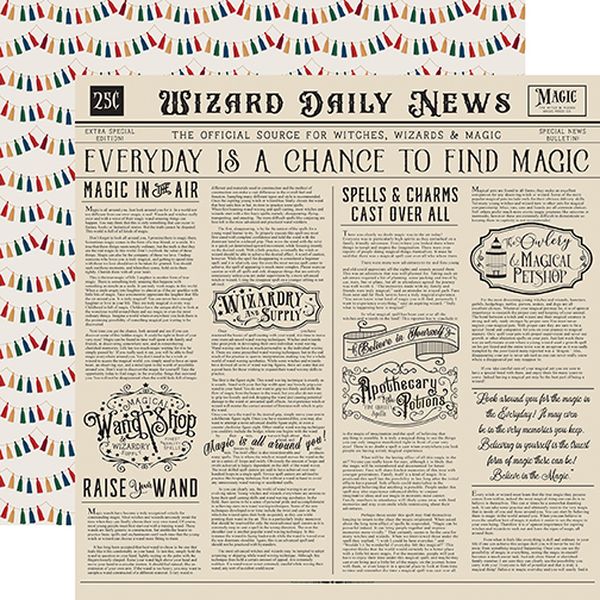Wizards & Witches No. 2: Wizards Daily News DS Paper