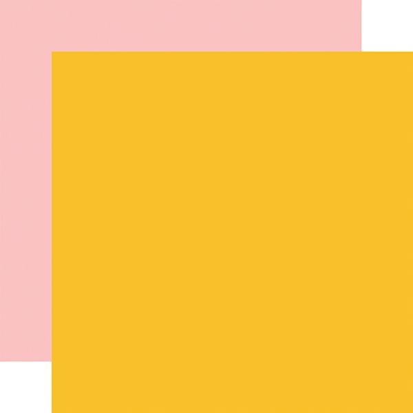 Wish Upon a Star 2: Yellow / Pink -Coordinating Solid