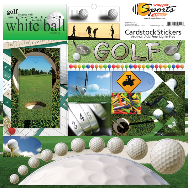 Golf Stickers - The Golfer