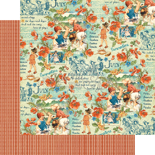 Children's Hour:  July Montage Paper