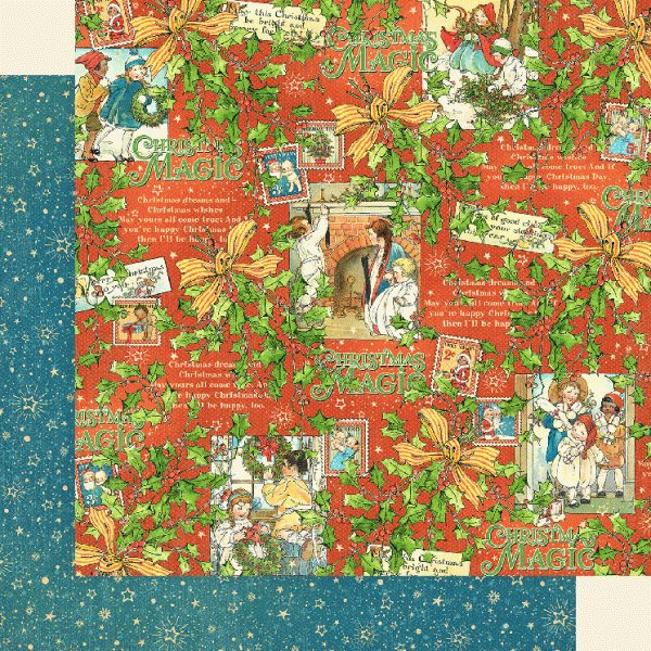 Christmas Magic: Merry Memories Scrapbook Paper