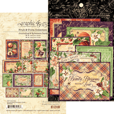 Fruit & Flora Ephemera & Journaling Cards