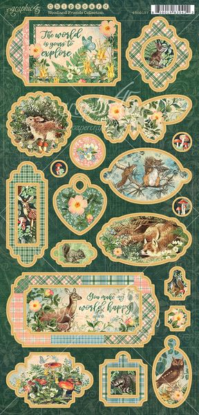 Woodland Friends Chipboard