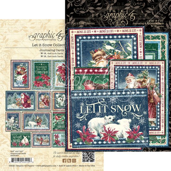 Let it Snow Journaling Cards