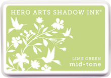 Lime Green Mid-Tone Ink Stamp Pad