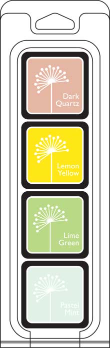 Early Spring Cube Ink Stamp Pad Four Pack