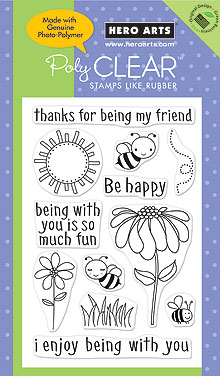 Cl: Be Happy Clear Stamp