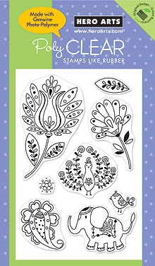 Cl: Exotic Decor Clear Stamp