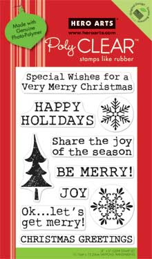 Get Merry! Clear Stamp