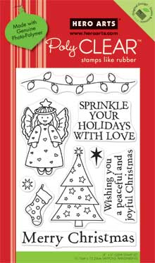 Sprinkle Your Holidays Clear Stamp