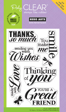 NEW! Made With Love Clear Stamp