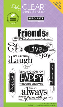 NEW! Live Life Clear Stamp