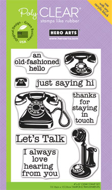 NEW! Just Saying Hi Clear Stamp