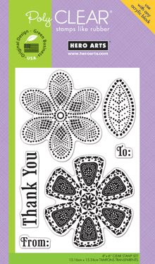 To/From Petals Clear Stamps