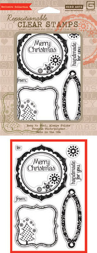 Basic Grey Nordic Holiday Clear Stamp