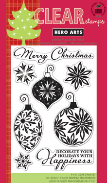 Decorate You Holidays 4x6 Clear Stamps