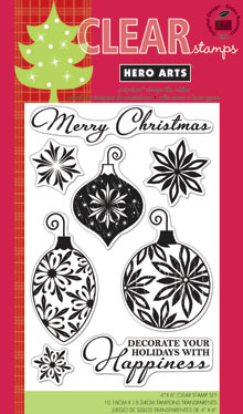 Decorate You Holidays 4x6 Clear Stamps