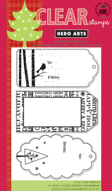 Christmas Tags 4x6 Clear Stamps