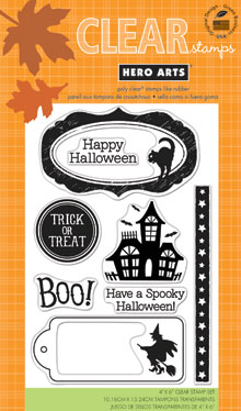 Spooky Halloween 6x4 Clear Stamps