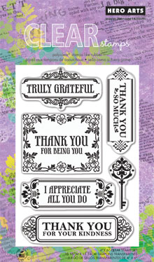 Truly Grateful Clear Stamp Set