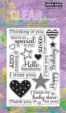 Year Round Sentiments Clear Stamp Set