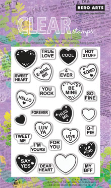 Sweet Hearts Clear Stamp Set