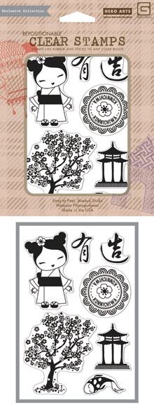 Japanese Garden Clear Stamp Set