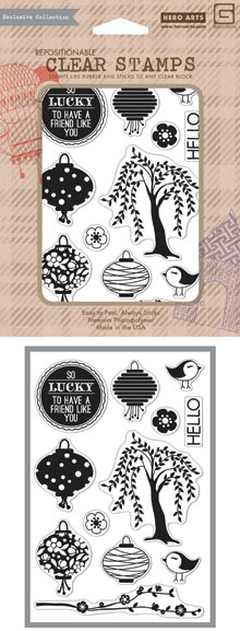 Konnichiwa Lantern Clear Stamp Set