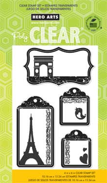 Basic Grey: Amore Clear Stamp Set