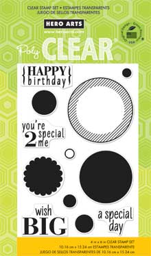 Circles 4x6 Clear Stamp Set