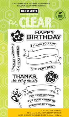 For Your Kindness Clear Stamp Set