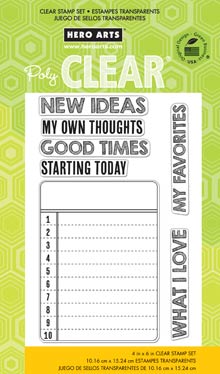New Ideas Clear Stamp Set