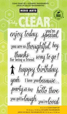 Enjoy Today Clear Stamp Set