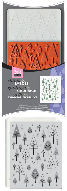 Stamp & Emboss Birds N Trees