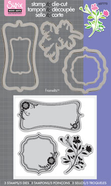 Stamp & Diecut Frames With Sprigs