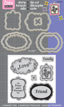 Stamp & Diecut Messages Frames