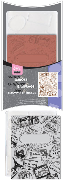 Postage And Frame Stamp & Embossing Folder Set (Hero Arts)