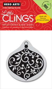 Decorative Ornament Cling Rubber Stamp