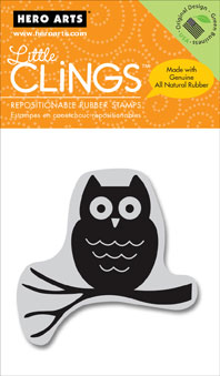 Midnight Owl Cling Rubber Stamp