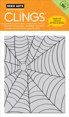 Large Web Cling Rubber Stamp